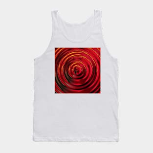 spiralling into a red and gold hibiscus flower Tank Top